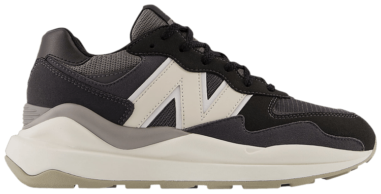 New Balance 5740 Big Kid Wide Black Moonbeam