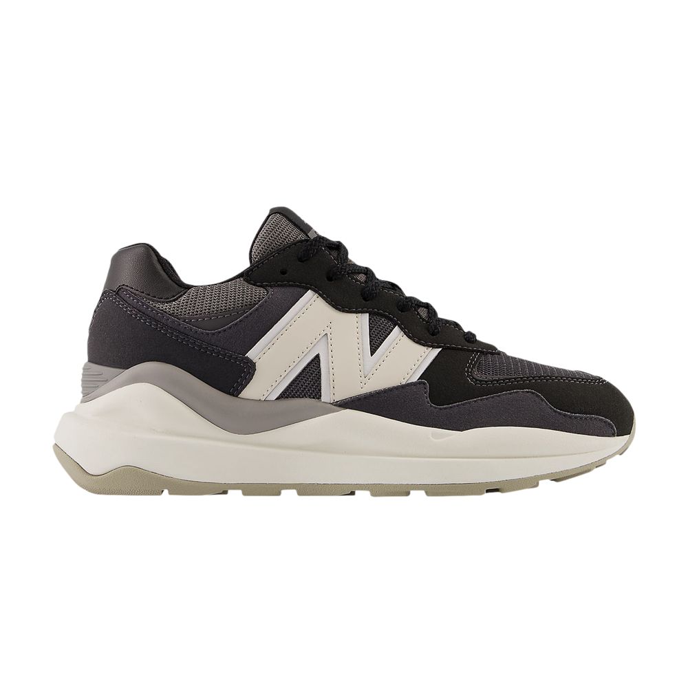 Pre-owned New Balance 57/40 Big Kid Wide 'black Moonbeam' | Kid's Size 4.5
