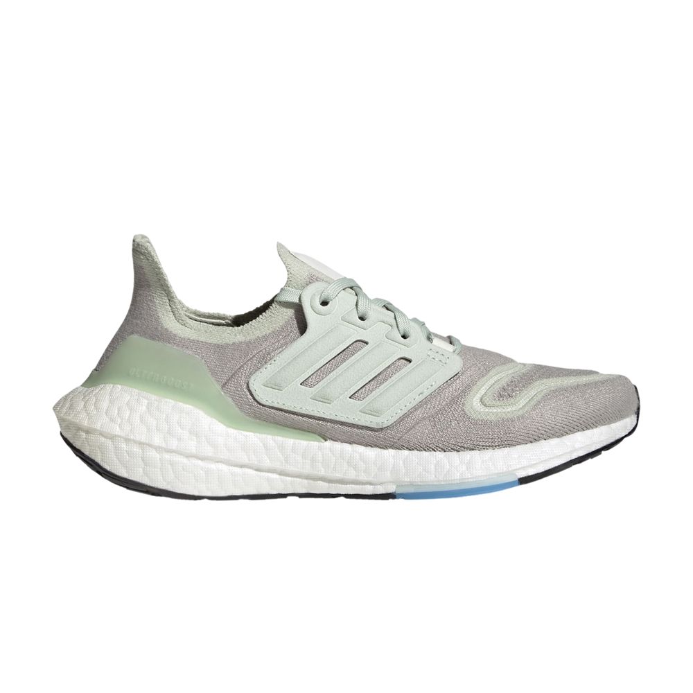 Pre-owned Adidas Originals Wmns Ultraboost 22 'metal Grey Linen Green'