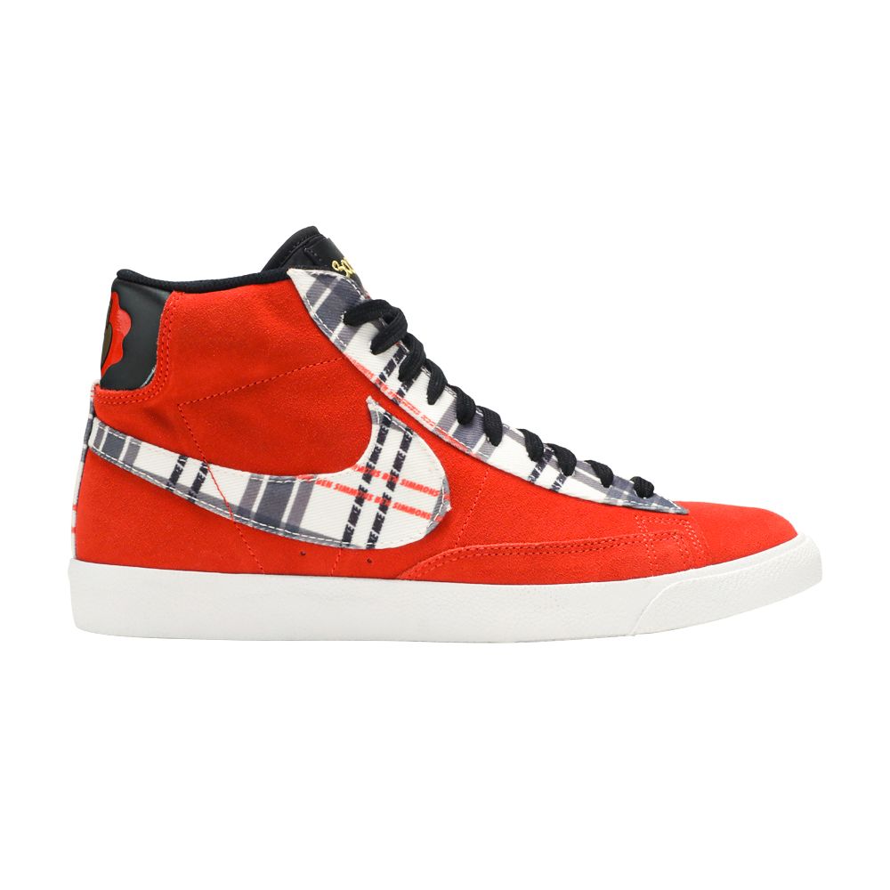 Nike Ben Simmons x Blazer Mid Premium 'Plaid' | Red | Men's Size 12
