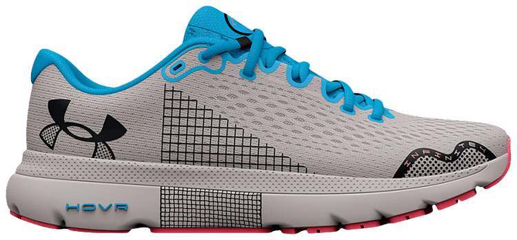 Under Armour HOVR Infinite 4 Grey Blue Red