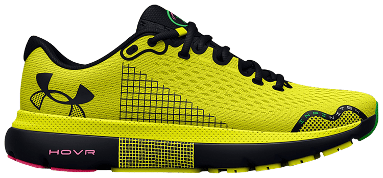 Under Armour HOVR Infinite 4 Yellow Ray Pink