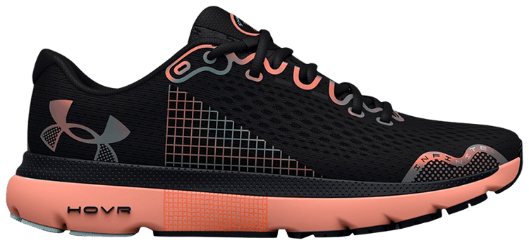 Under Armour Wmns HOVR Infinite 4 Black Lunar Coral