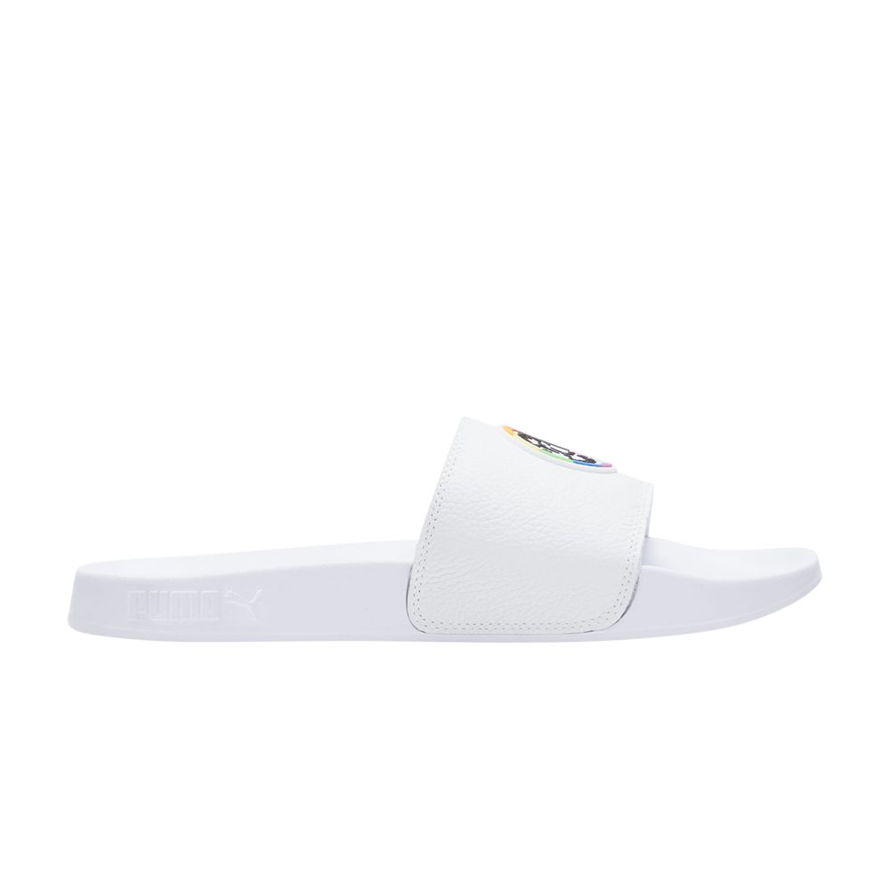 Pre-owned Puma Leadcat 2.0 Slide 'pride' | White | Men's Size 10