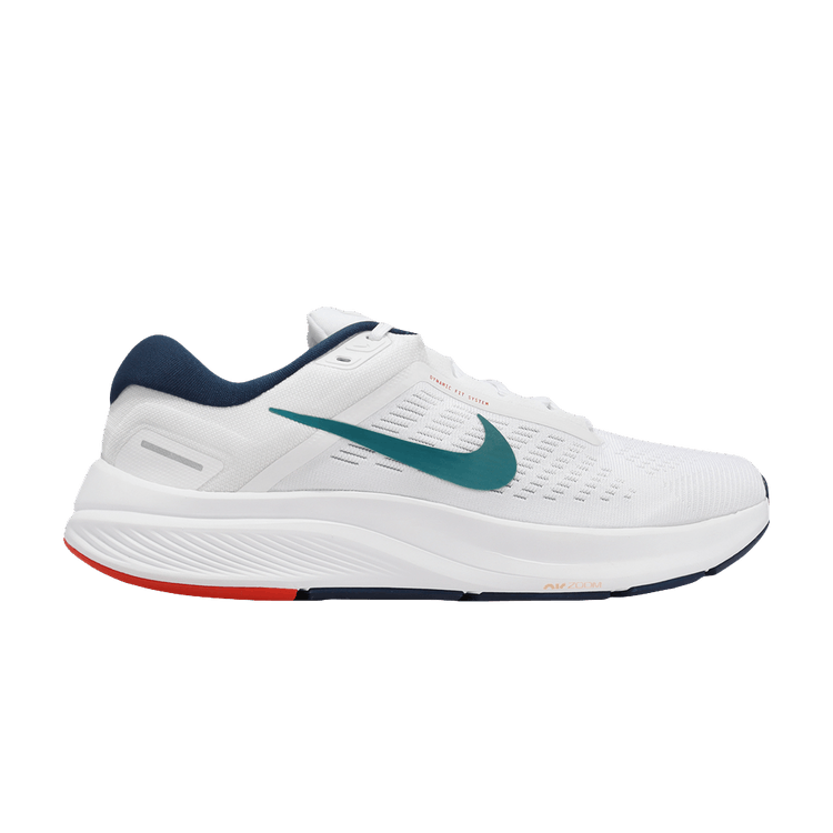 Nike Air Zoom Structure 24 White Bright Spruce - Size 9.5 Men