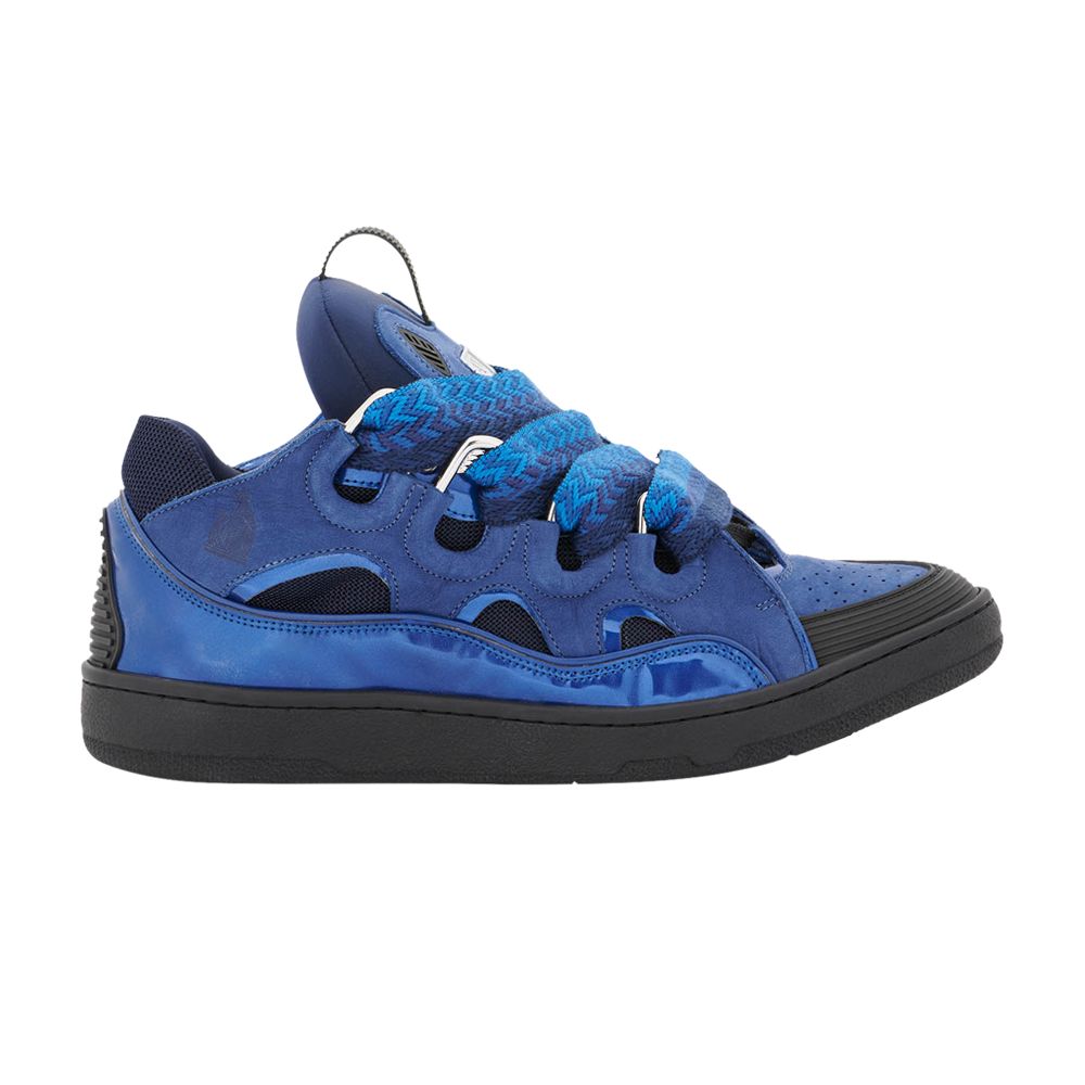 Pre-owned Lanvin Wmns Curb Sneakers 'metallic - Majorelle Blue' | Women's Size 41