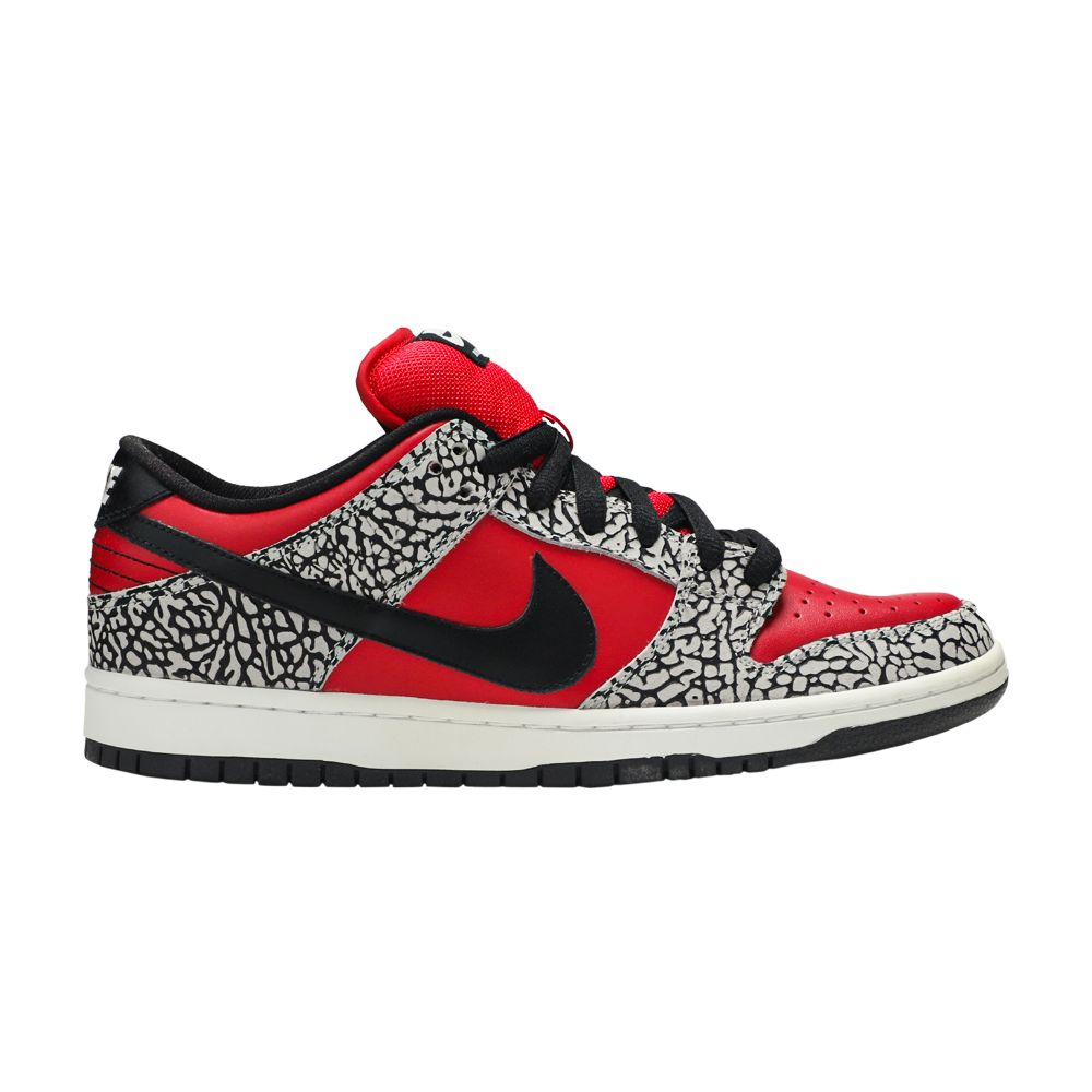 Nike Supreme x Dunk Low Premium SB 'Red Cement' | Men's Size 9
