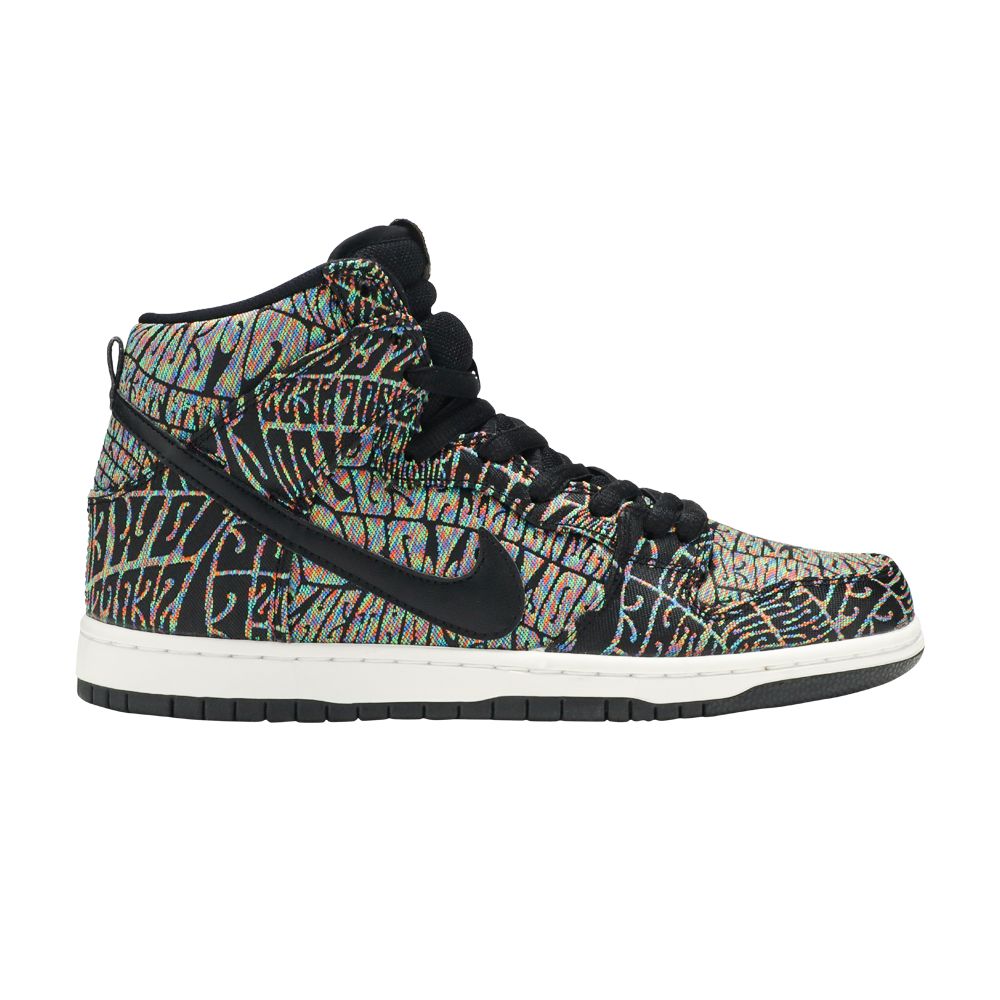Nike SB Dunk High Premium 'Psychedelic' | Black | Men's Size 4.5