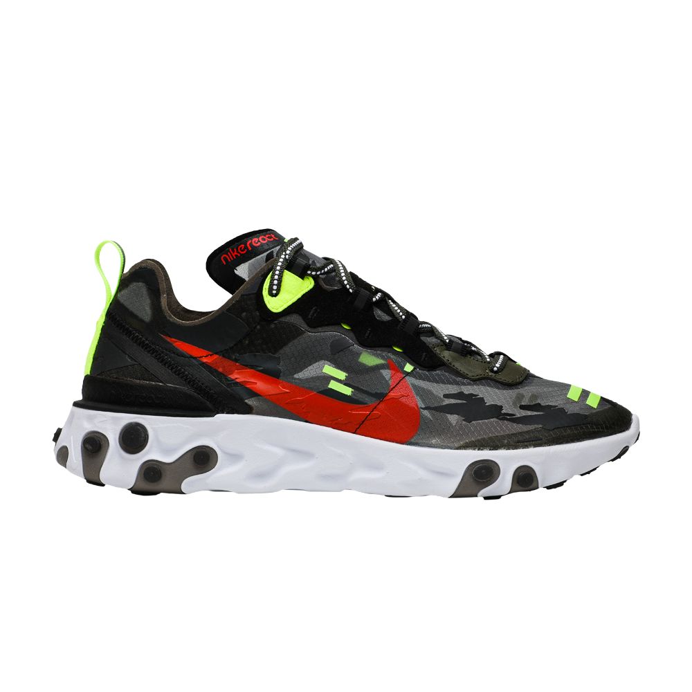 Nike React Element 87 'Camo' | Green | Men's Size 6.5