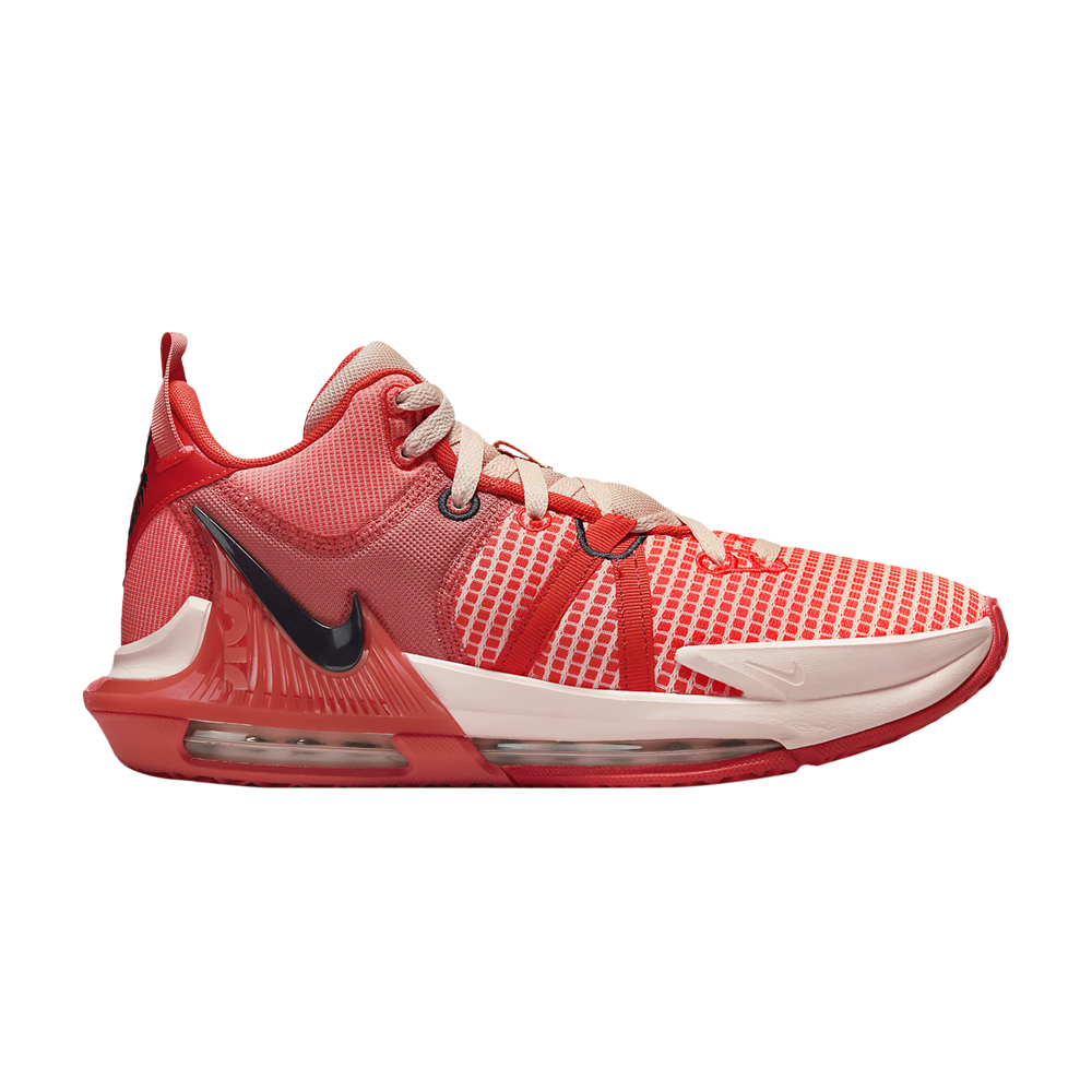 Pre-owned Nike Lebron Witness 7 'bright Crimson' In Red