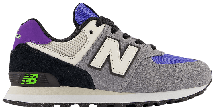 New Balance 574 Little Kid Wide Gunmetal Aura