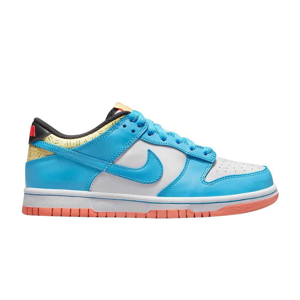 Pre-owned Nike Kyrie Irving X Dunk Low Se Gs 'baltic Blue Gum' | Kid's Size 4.5