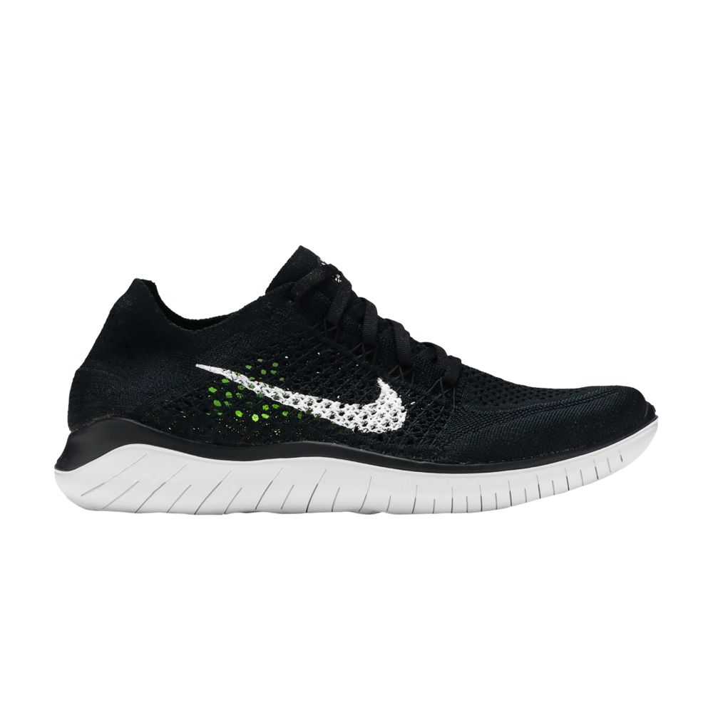Nike Free RN Flyknit 2018 'Black' | Men's Size 7.5