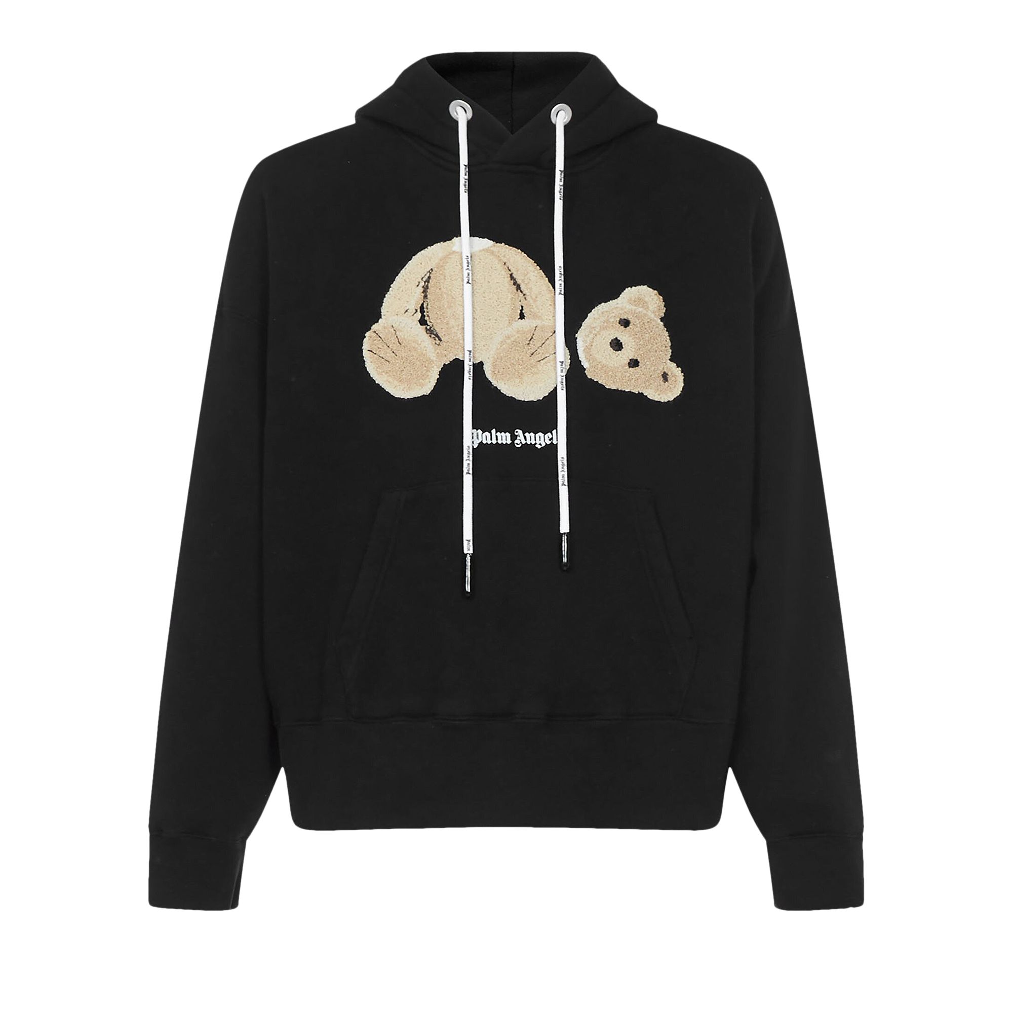 Palm Angels Bear Hoodie 'Black/Brown' | Men's Size XS