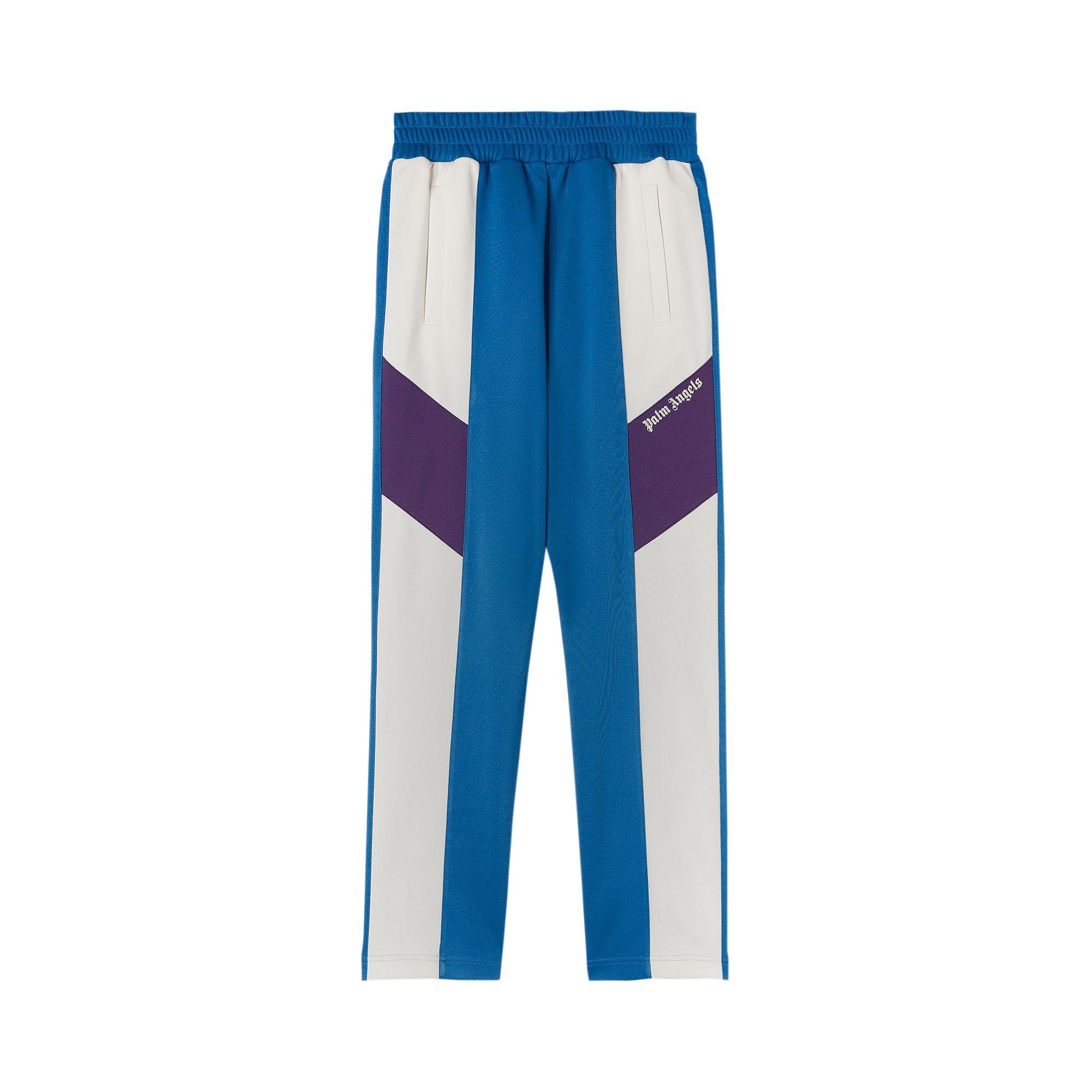 Palm Angels V Colorblock Track Pants 'Cobalt Blue' | Men's Size XL
