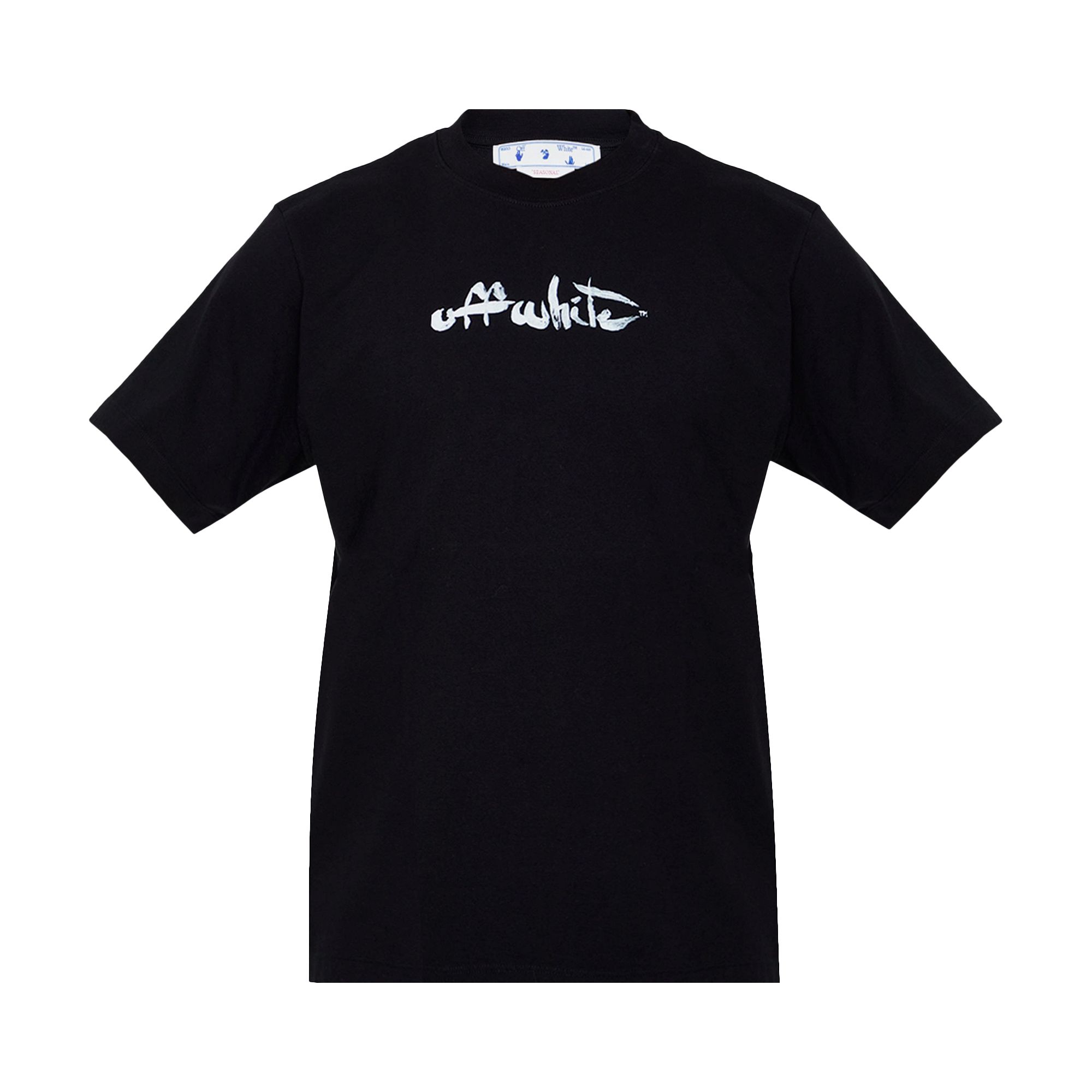 Off-White Paint Arrow Slim Short-Sleeve T-Shirt 'Black/White' | Men's Size XL