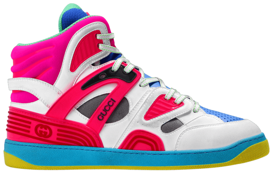 Buy Gucci Basket High 'White Pink Blue' 661307 2SH80 9063 GOAT