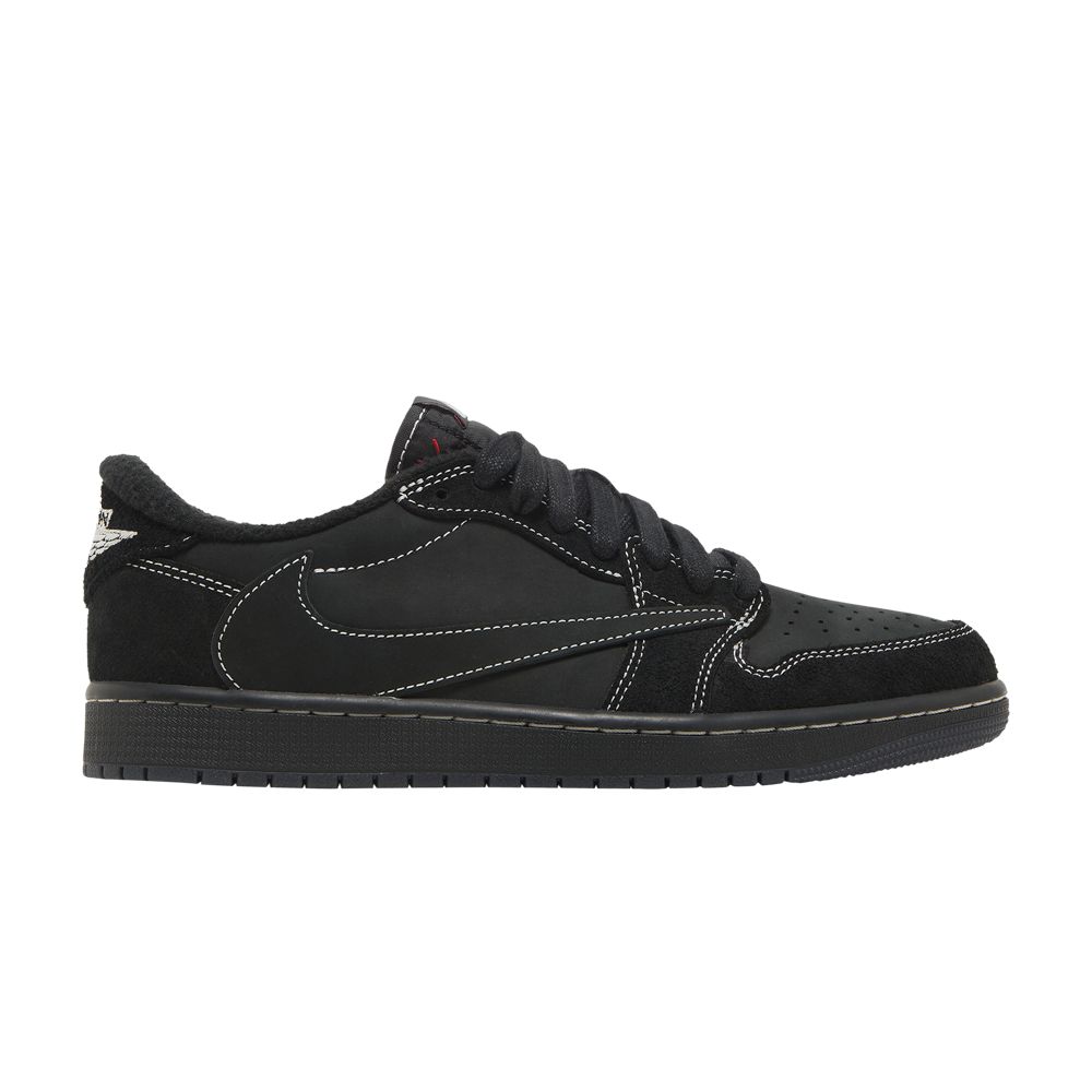 Travis Scott x Air Jordan 1 Retro Low OG SP 'Black Phantom' | Men's Size 7.5