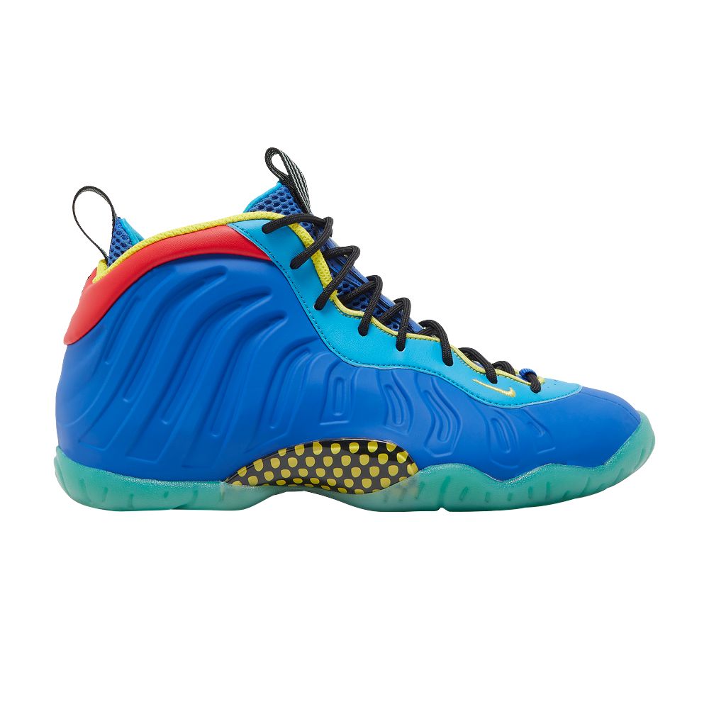 Pre-owned Nike Little Posite One Gs 'multi-color' | Blue | Kid's Size 4.5