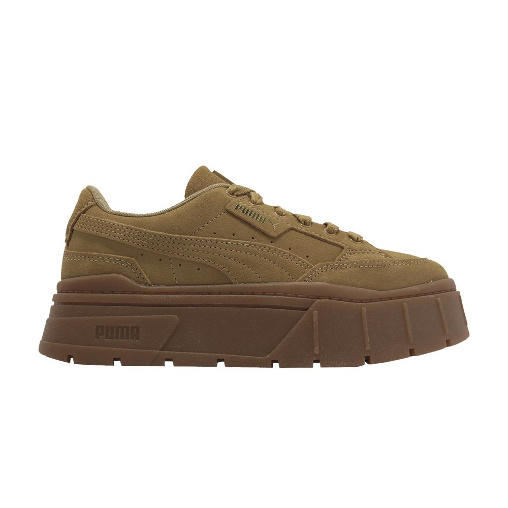 Puma Wmns Mayze Stack Suede 'Brown Gold' | Women's Size 5.5