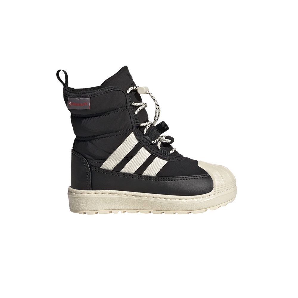 Pre-owned Adidas Originals Adidas Superstar 360 2.0 Boot I 'black Ecru Tint' | Infant Size 6.5