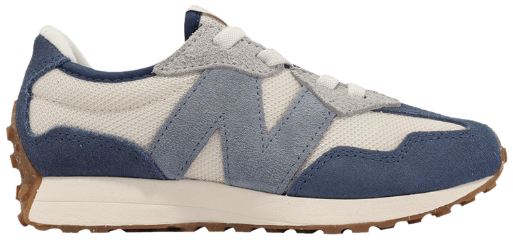 New Balance 327 Bungee Lace Little Kid Wide Vintage Indigo