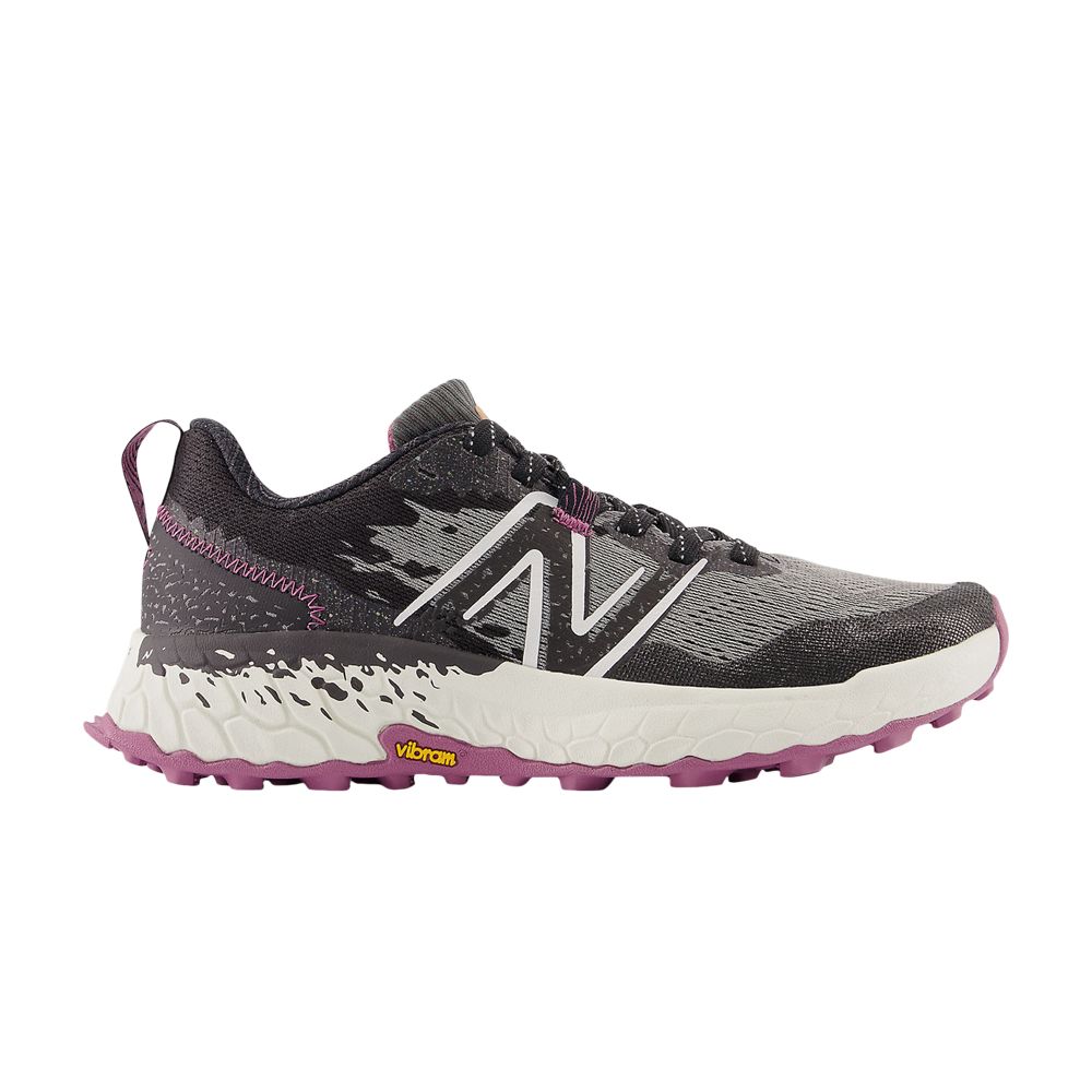 Pre-owned New Balance Wmns Fresh Foam X Hierro V7 'castlerock Raisin' In Grey