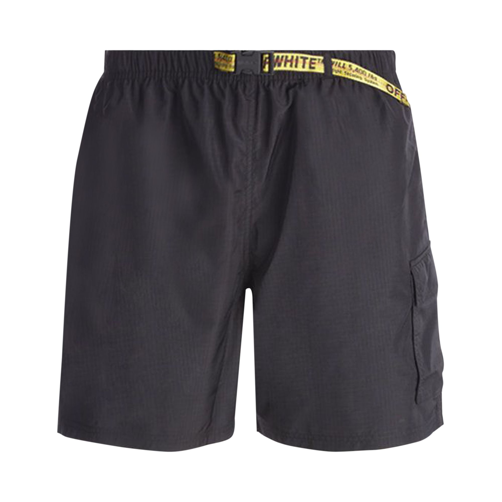 Off-White Industrial Strap Swim Shorts 'Black' | Men's Size S