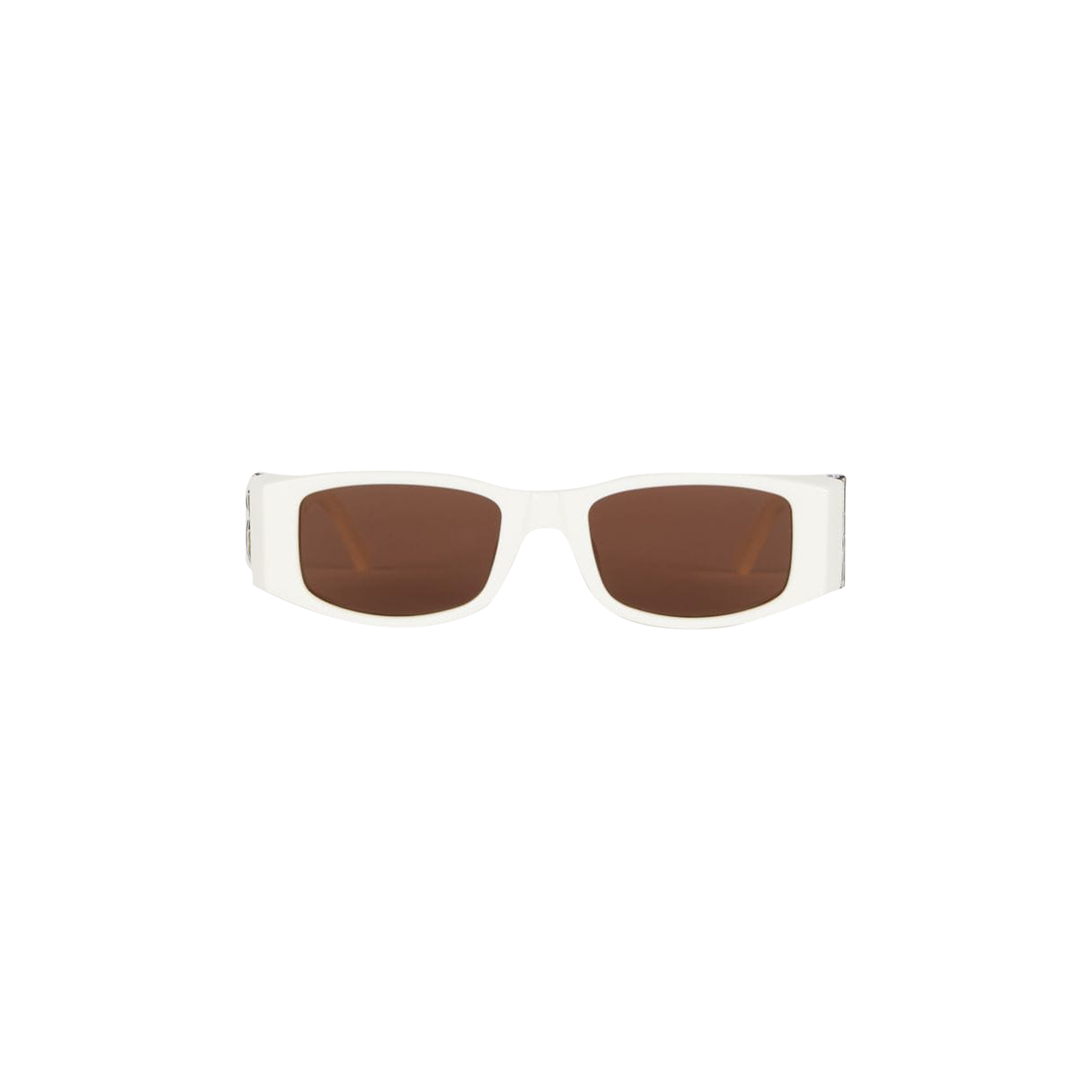 Pre-owned Palm Angels Angel Sunglasses 'white/brown'