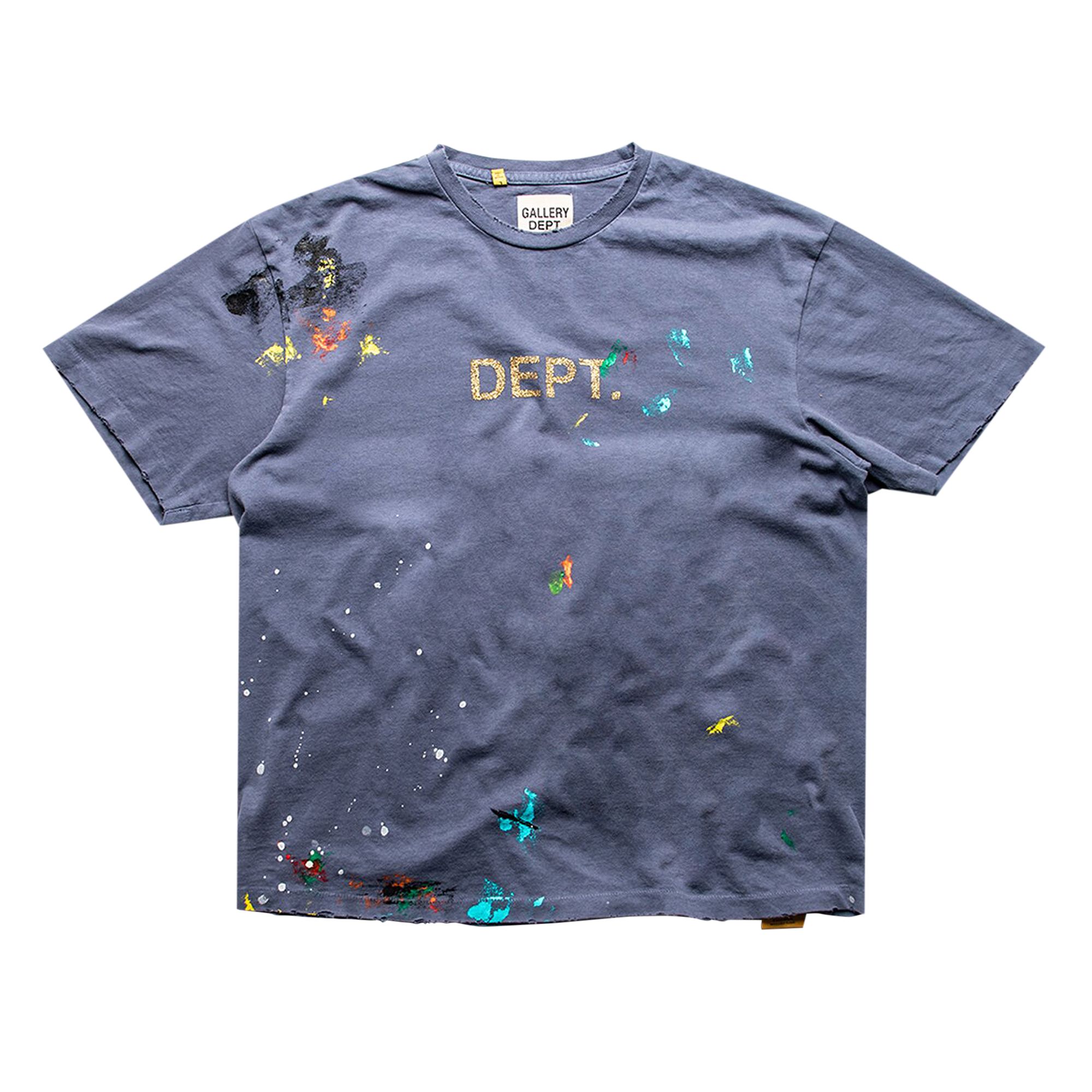 Gallery Dept. Logo Painted Tee 'Navy' | Blue | Men's Size M