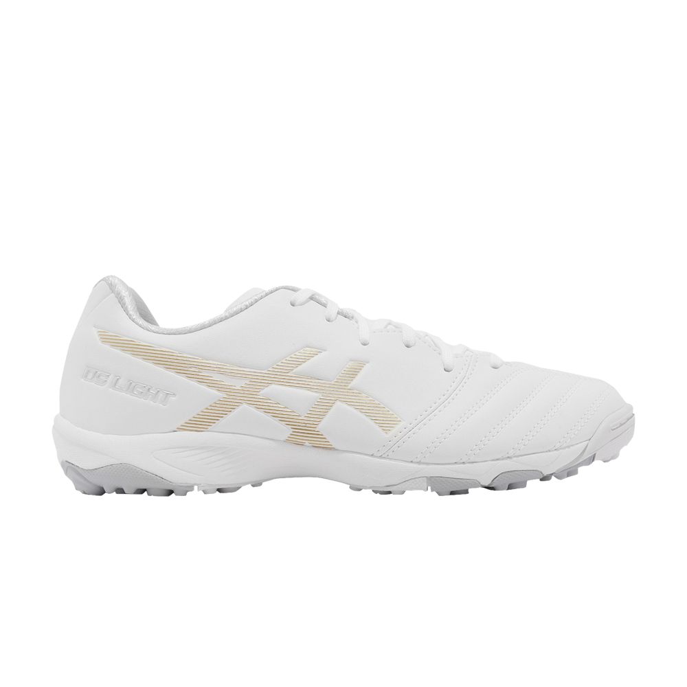 Pre-owned Asics Ds Light Tf Gs 'white Rich Gold' | Kid's Size 6