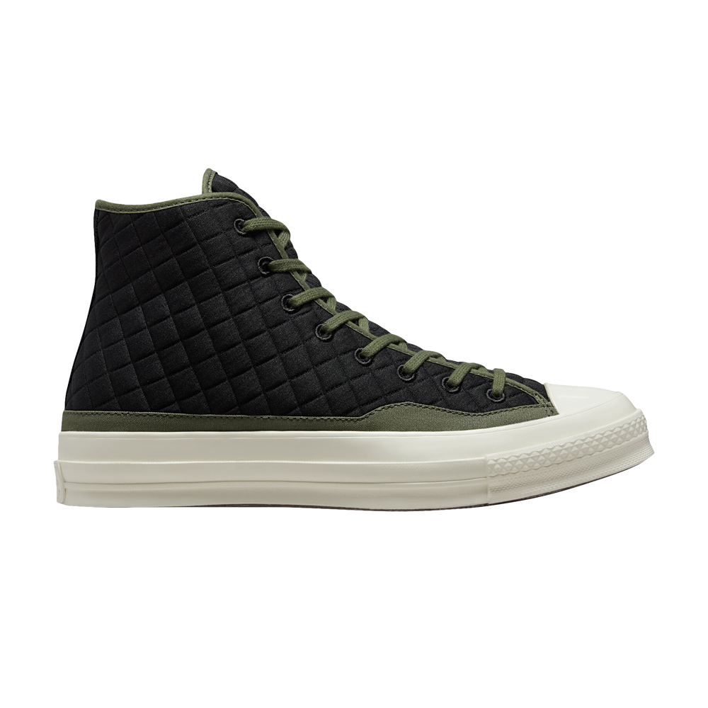Pre-owned Converse Chuck 70 High 'quilted' In Black