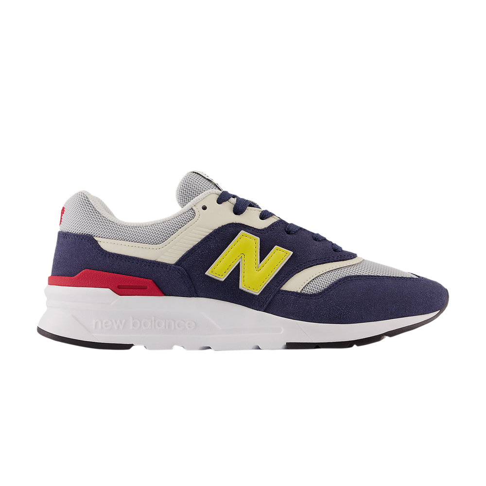 Pre-owned New Balance 997h 'natural Indigo Yellow' In Blue