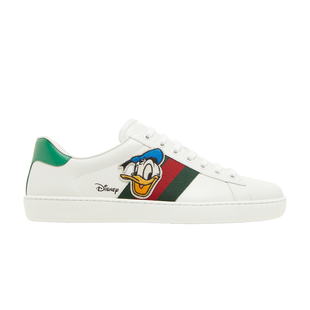 Pre-owned Gucci Disney X  Ace 'donald Duck Patch' In White