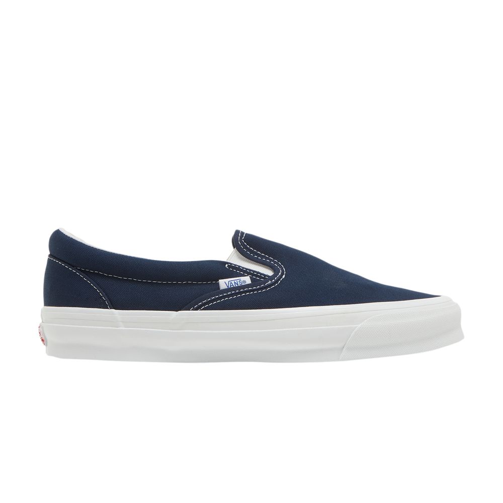 Vans OG Classic Slip-On LX 'Navy' | Blue | Men's Size 8.5