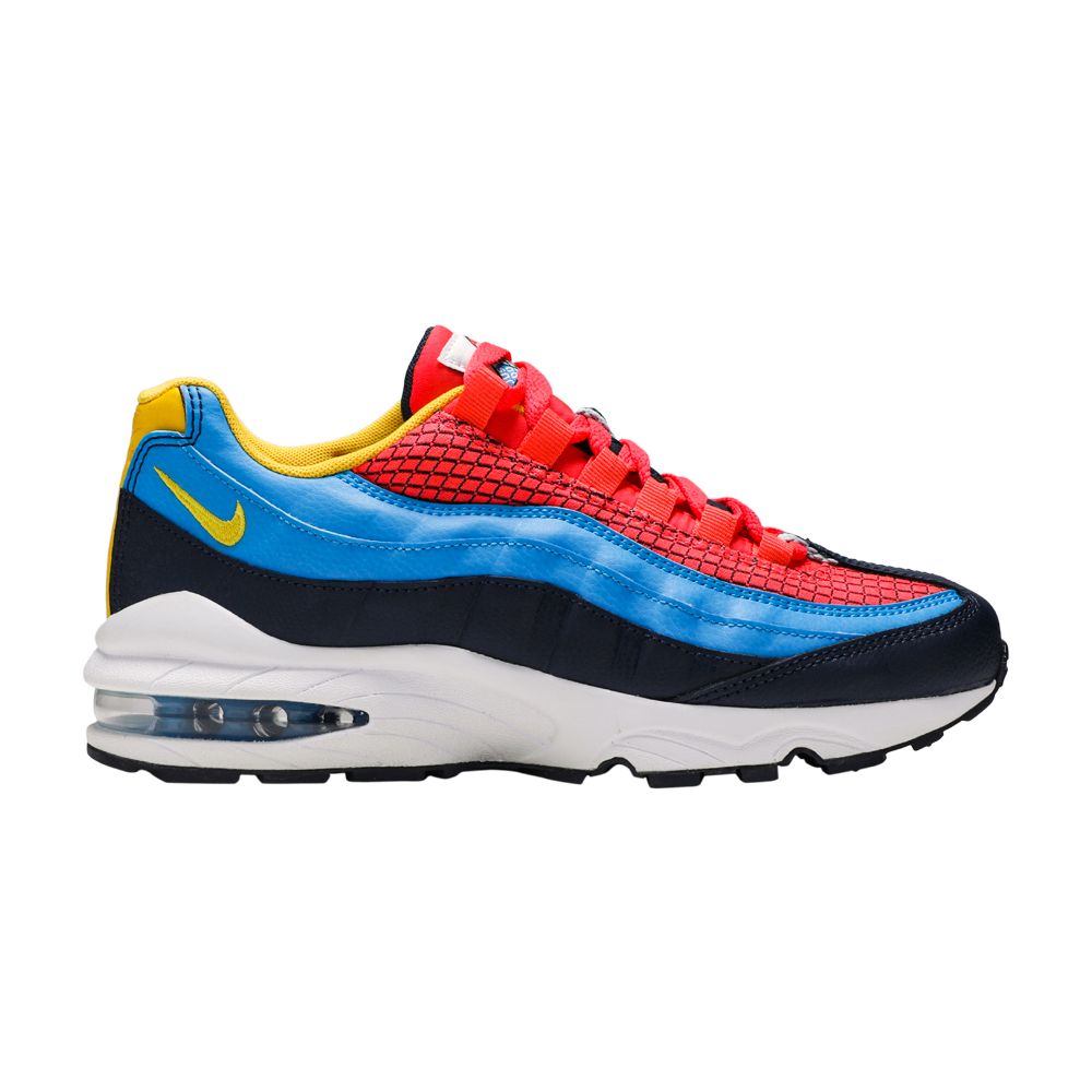 Pre-owned Nike Air Max 95 Now Gs 'crimson Blue' | Multi-color | Kid's Size 7