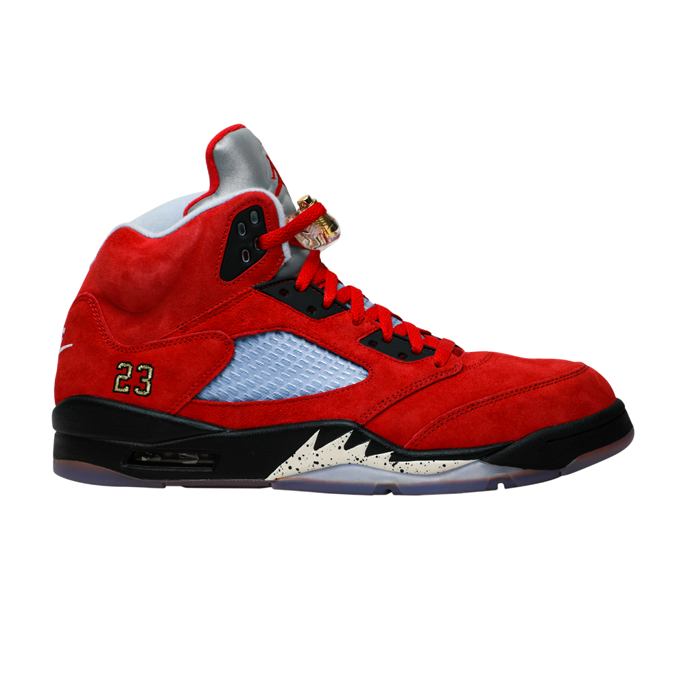 Pre-owned Air Jordan Trophy Room X  5 Retro 'friends & Family' In Red