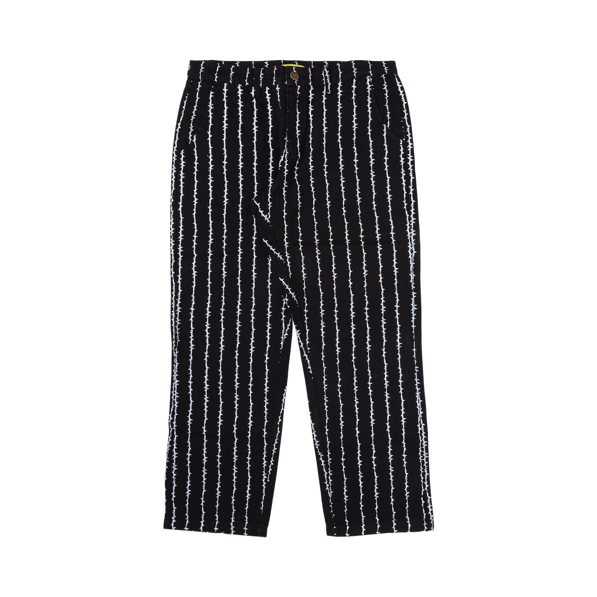 Pre-owned Chinatown Market Thorns Trouser Pants 'black / Grey' | Men's Size M