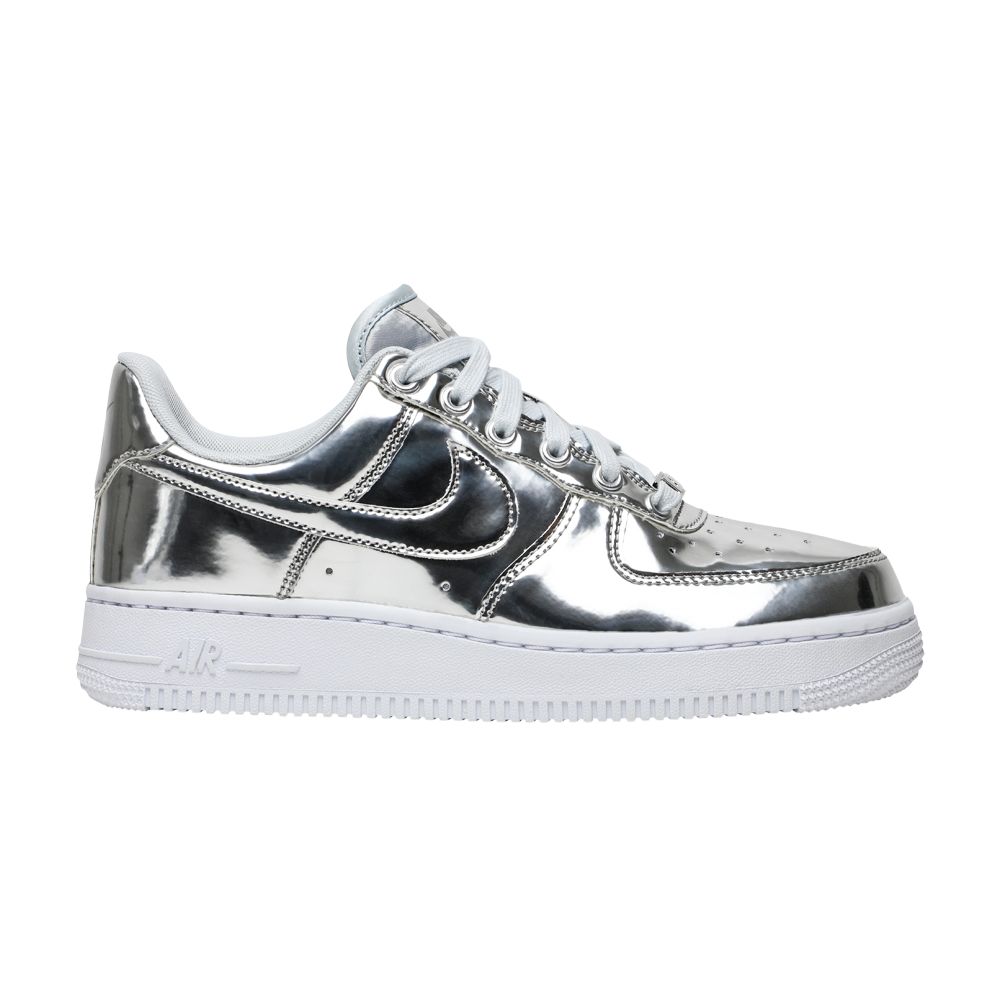Nike Wmns Air Force 1 SP 'Liquid Metal - Chrome' | Silver | Women's Size 9.5
