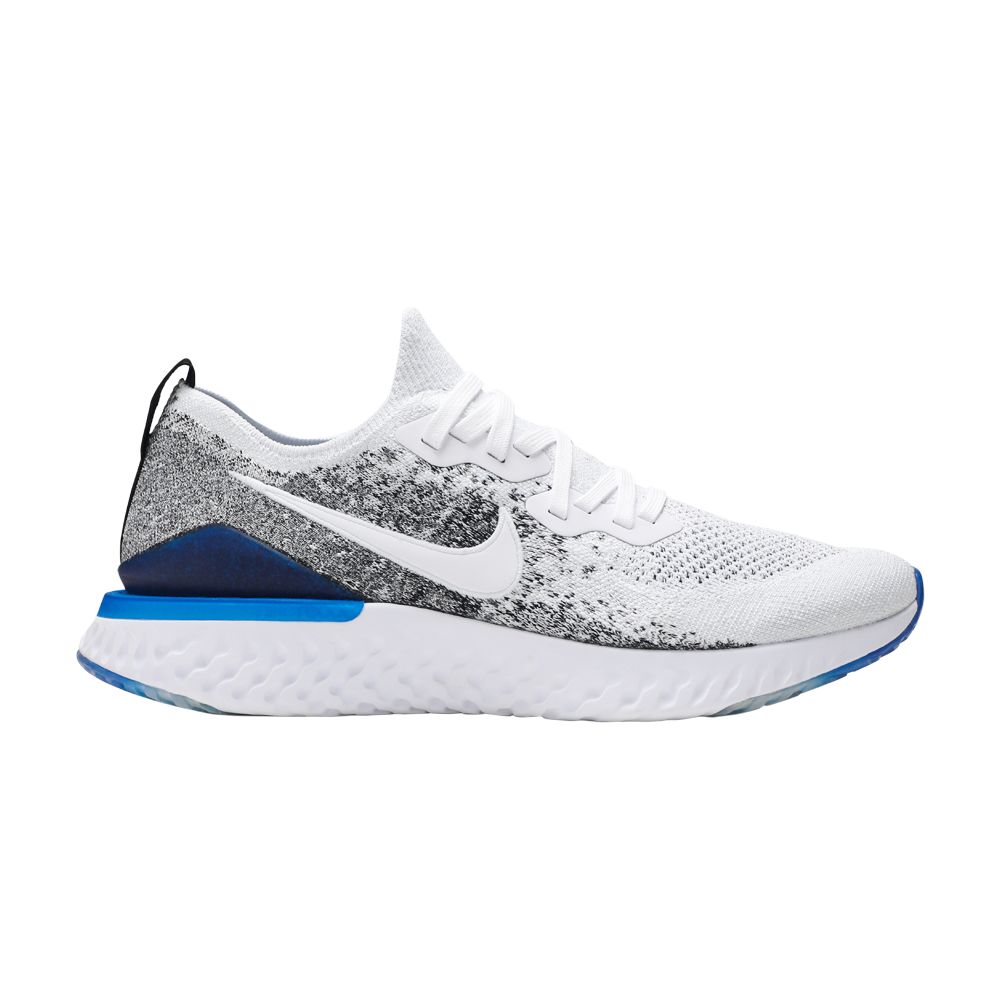 Nike Epic React Flyknit 2 'Racer Blue' | White | Men's Size 7.5