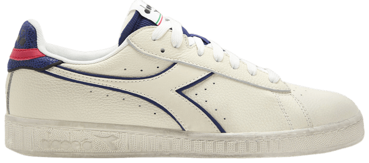 Diadora Game L Low Icona White Blue Print