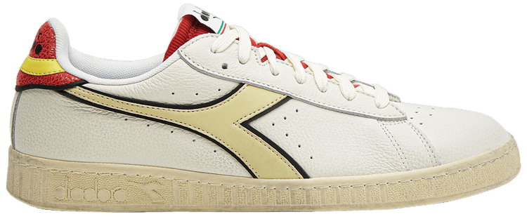 Diadora Game L Low Icona White Fiery Red