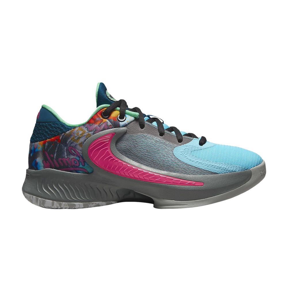 Pre-owned Nike Zoom Freak 4 Se Gs 'family' | Multi-color | Kid's Size 6