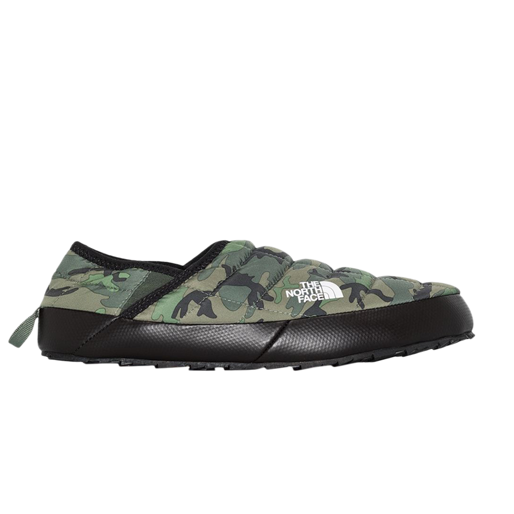 Pre-owned The North Face Thermoball Traction Mule 5 'thyme Brushwood Camo Print' In Green