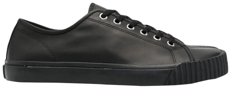 Buy Maison Margiela Tabi Leather Low 'Black' - S57WS0422 P4344