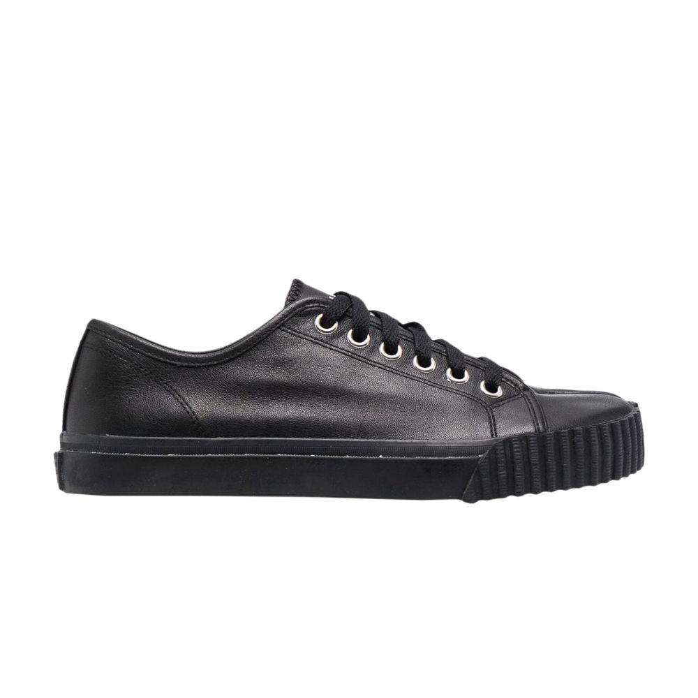 Pre-owned Maison Margiela Wmns Tabi Leather Low 'black' | Women's Size 36.5