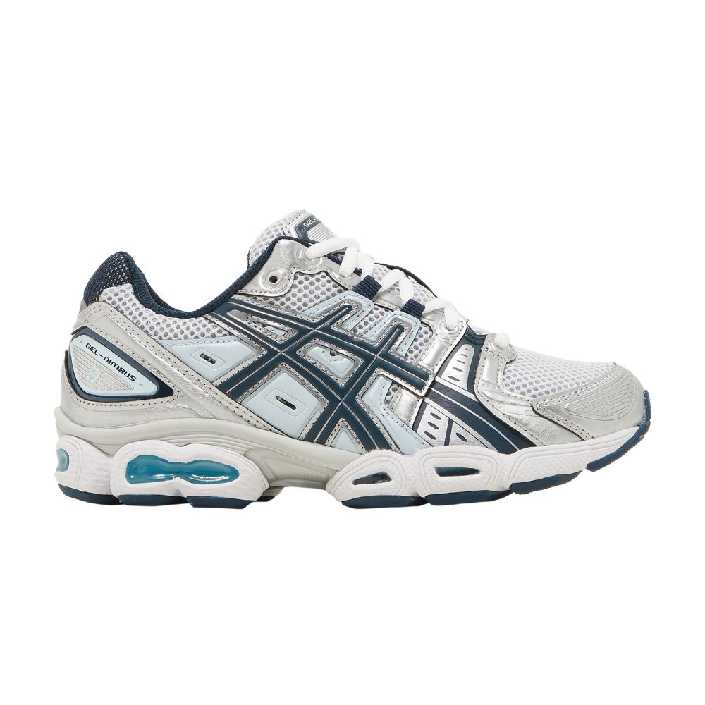 Pre-owned Asics Wmns Gel Nimbus 9 'pure Silver French Blue'