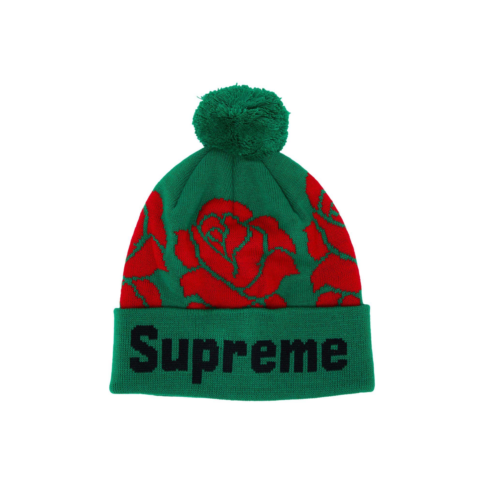 Supreme Rose Beanie 'Green' | Men's Size Onesize