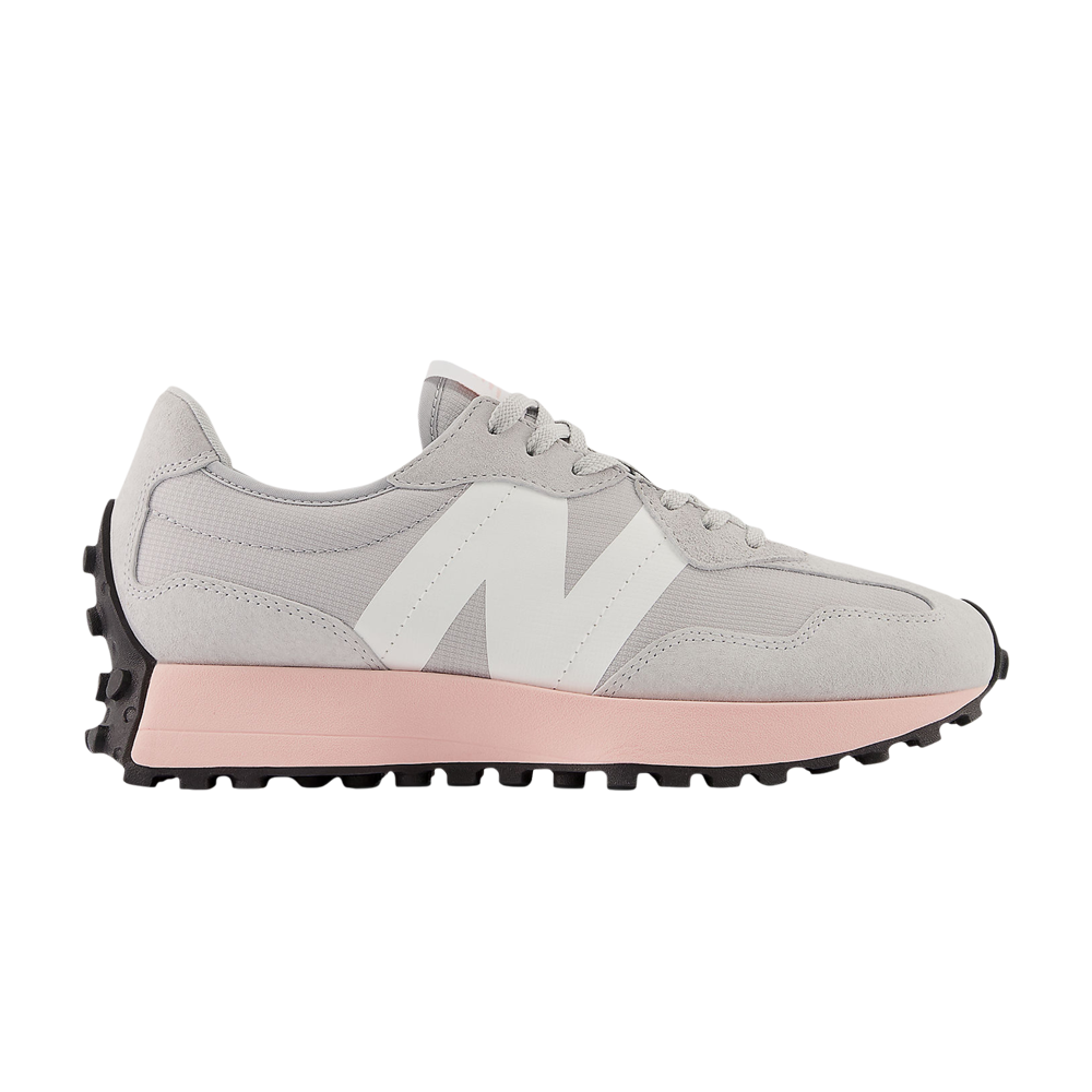 Pre-owned New Balance Wmns 327 'light Aluminum Pink' In Grey