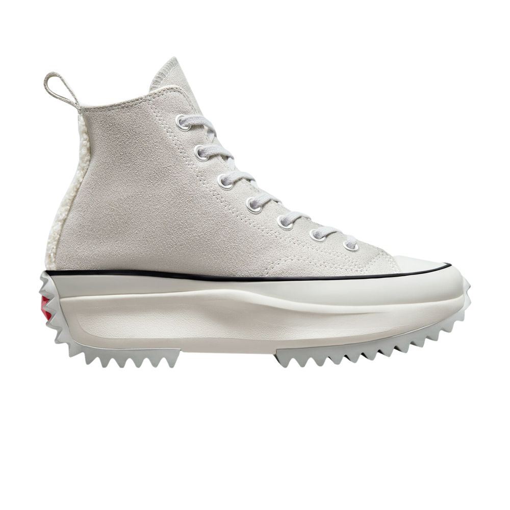 Pre-owned Converse Run Star Hike High 'sherpa Trim' In Cream